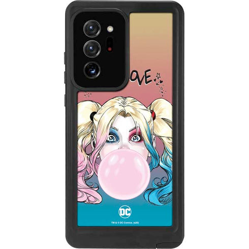 DC Comics Harley Quinn Mad Love Galaxy Note20 Ultra 5G Waterproof Case